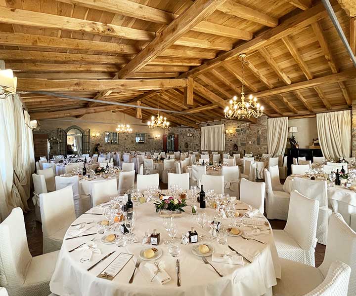 sala banchetti matrimonio Solive Franciacorta